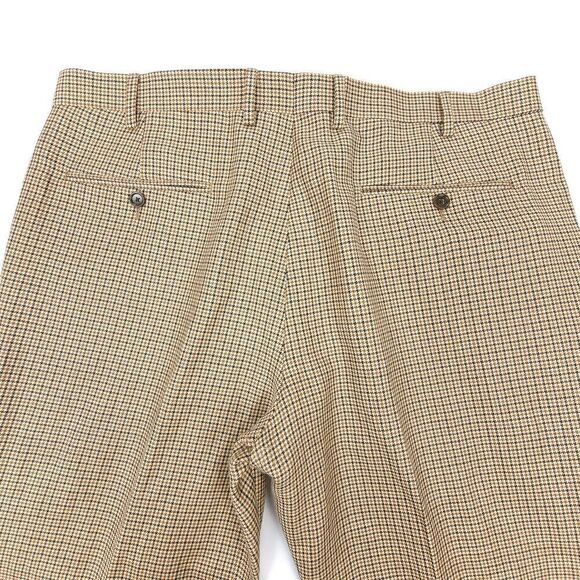 NEW J Crew Ludlow Slim Fit Pant English Wool Linen Houndstooth 38x32 Old Money - Picture 6 of 8